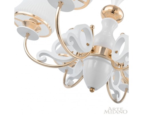 Подвесная люстра Florentia-1097 301097/6 Wh/Gd Arte Milano