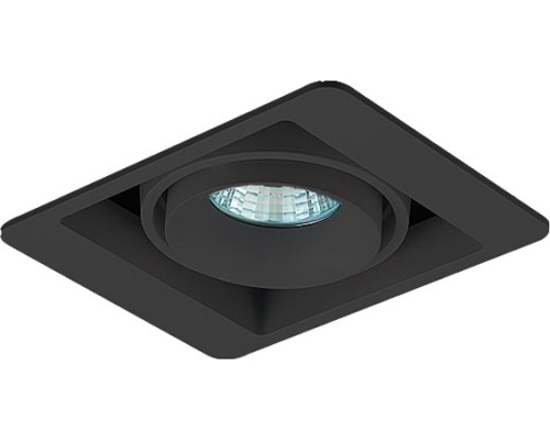 Точечный светильник Lumme DL18615/01WW-SQ Shiny black/Black Donolux