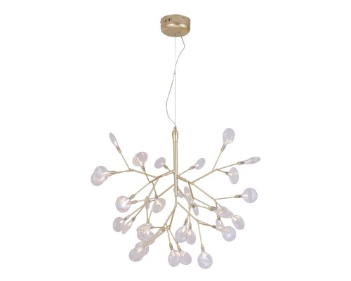 Подвесная люстра EVITA EVITA SP36 GOLD/TRANSPARENT Crystal Lux