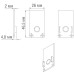 Боковые заглушки SPACE-Track system Cap12InB Donolux