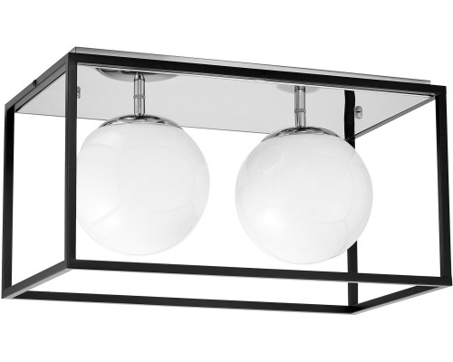 Потолочный светильник Maldini LDC 8060-2 CHR+BK Lumina Deco