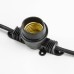 Гирлянда  UDL-K110 40/E27/10M IP65 BLACK BELT-LIGHT Uniel
