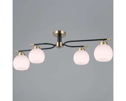 Потолочная люстра  IL0638-4CSQ-24 AB BK LIBRA ILLUMICO