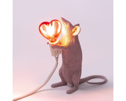 Интерьерная настольная лампа Mouse Lamp 15220SV Seletti