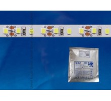 Светодиодная лента  ULS-2835-60LED/m-8mm-IP20-DC24V-6W/m-5M-DW катушка в герметичной упаковке Uniel