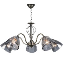 Подвесная люстра Savena WD3625/5H-AB-SMK Wedo Light