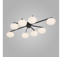 Потолочная люстра Opaline 70220/8 черный Smart Eurosvet