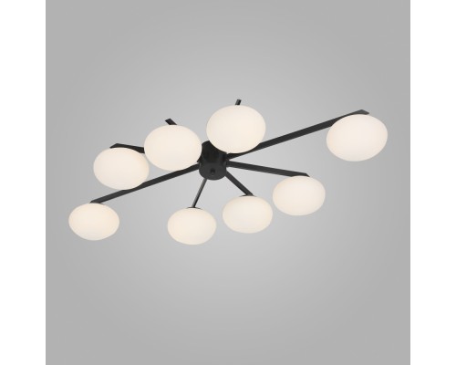 Потолочная люстра Opaline 70220/8 черный Smart Eurosvet