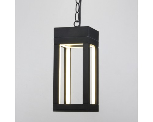 Уличный светильник подвесной Frame 1528 TECHNO LED черный Elektrostandard