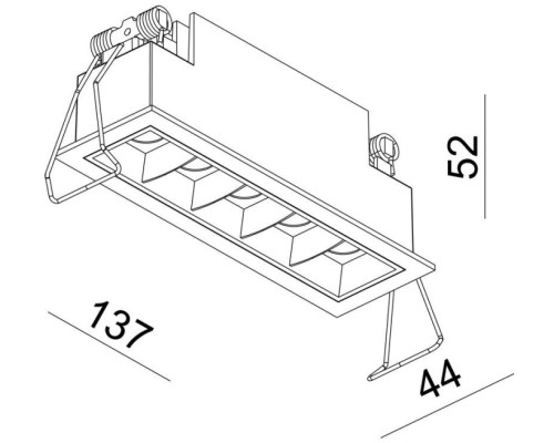 Точечный светильник Ceti 565250 Deko-Light