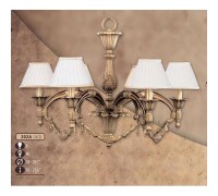 Потолочная люстра 202A 202A/6 AQ BEIGE SHADE Riperlamp