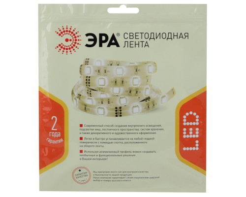 Светодиодная лента  LS2835-4,8-60-24-33-3000К-5m ЭРА