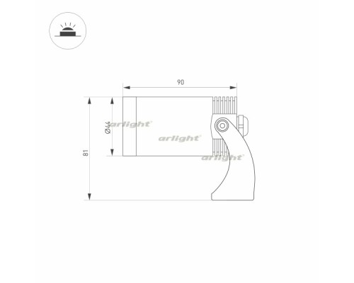 Уличный подводный светильник WATER 032756 Arlight