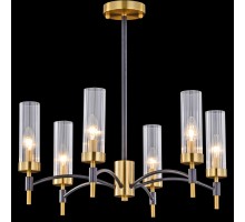 Потолочная люстра  IL5177-6PLS-29 BRASS TUBO ILLUMICO