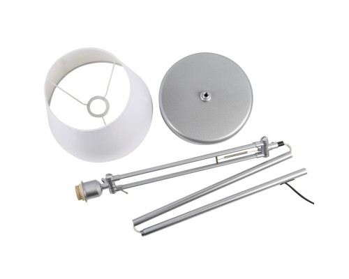 Торшер  UML-T500 E27 SILVER/WHITE Uniel