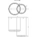 Подвесной светильник Meridian C4716-78 MBK iLedex
