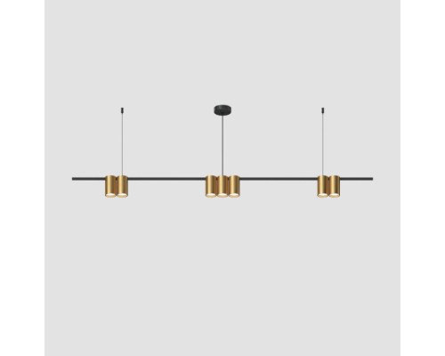 Подвесной светильник Orbit DK4063-BK+SG Denkirs