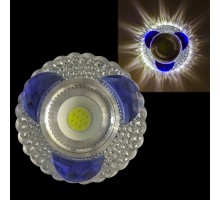 Точечный светильник  42240-9.0-001PL MR16+LED3W CL/BL Reluce