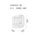 Бра  92EL-YG60833-2W Garda Decor