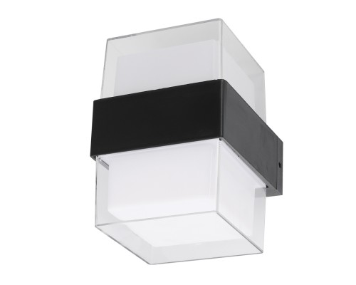 Настенный светильник уличный  ULU-P26B-2x5W/4000K IP65 BLACK Uniel