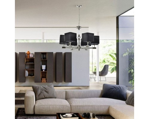 Подвесная люстра Bolyasko LH1056/6P-NK-BK Lumien Hall