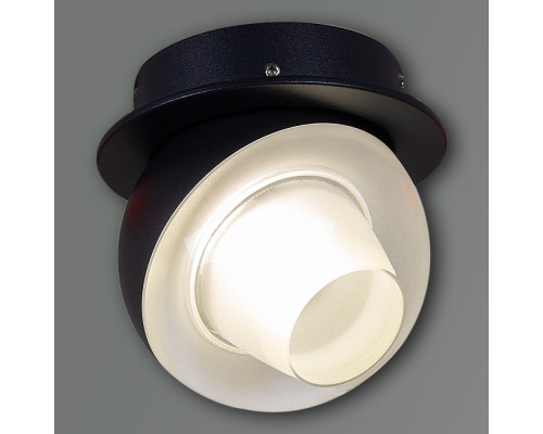 Спот  84090-9.0-001QR COB8W BK Reluce