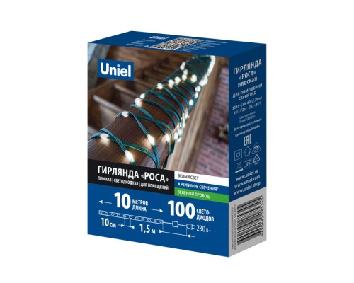 Гирлянда  ULD-S1000-100/DGA WHITE IP20 DEW BAND Uniel