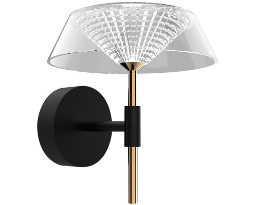 Бра MD21001018 MB21001018-1A black/gold DeLight Collection