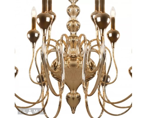 Подвесная люстра Lady 88003-10+5 GD iLamp