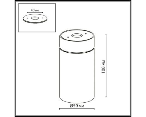 Точечный светильник Turno 7133/7CL Odeon Light