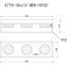 Настенный светильник Link 4778-50x15 MBK+SGD iLedex