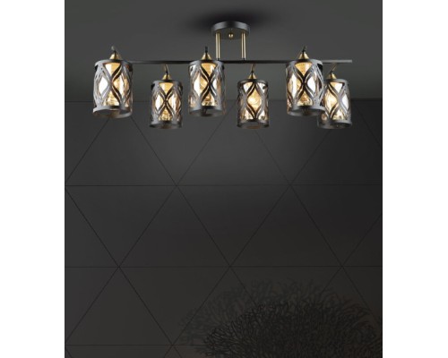Потолочная люстра Miren WD3632/6C-CO-BK-AM Wedo Light
