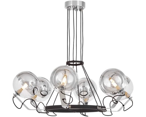 Подвесная люстра Marseo LDP 9110-6 BK+CHR Lumina Deco