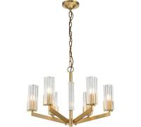 Подвесная люстра Malone 6035-6 BR CL Belfast
