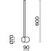 Настенный светильник Light stick MOD237WL-L6BS3K Maytoni