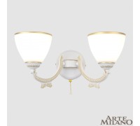 Бра AM342837 342837/2W WT+G Arte Milano
