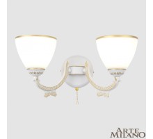 Бра AM342837 342837/2W WT+G Arte Milano