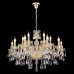 Подвесная люстра Monica MONICA SP10+5 GOLD Crystal Lux