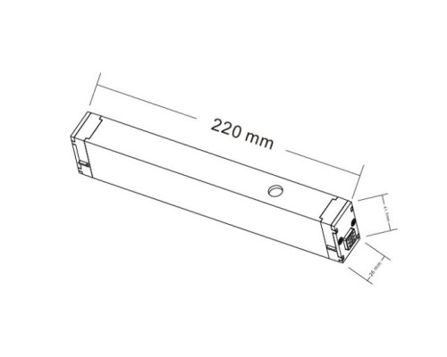 Адаптер Space 220 CLT 0.205 08 BL Crystal Lux
