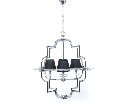 Подвесная люстра Baltimore LDP 8020-4 CHR+BK Lumina Deco