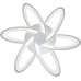 Потолочная люстра Smart Home LED LAMPS 81217 Natali Kovaltseva