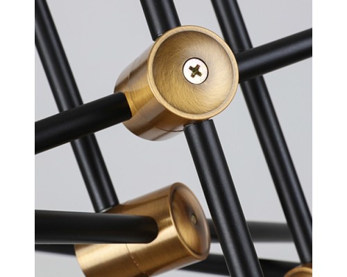 Потолочная люстра Bistro Globe 9389P/6 black/gold DeLight Collection