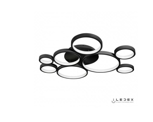 Потолочная люстра Ring Star 9004-8L-X BK iLedex
