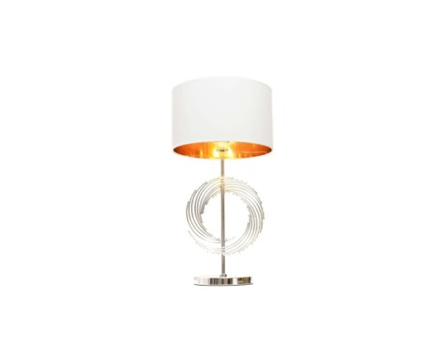 Интерьерная настольная лампа Fabi LDT 5531 CHR+WT Lumina Deco
