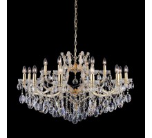 Подвесная люстра Hollywood HOLLYWOOD SP12+6 GOLD Crystal Lux