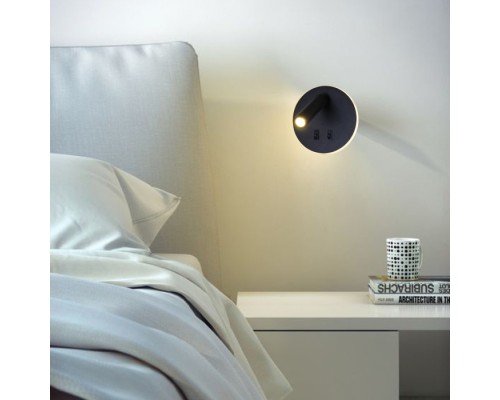 Спот  86203-9.2-001KT LED12W BK Reluce