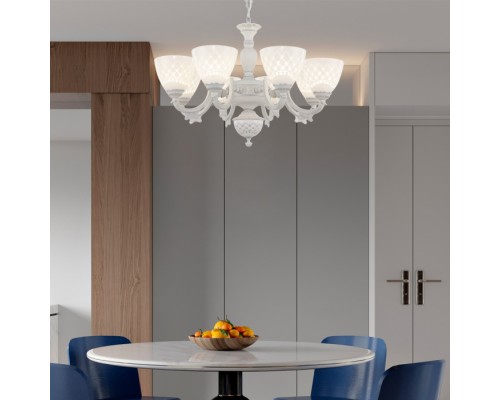 Подвесная люстра AM343837 343837/8 WT+SL Arte Milano