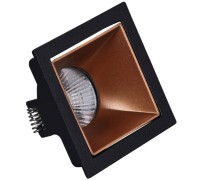 Точечный светильник  16086-9.0-001PT MR16 BK+ROSE GD Reluce