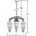 Уличный светильник подвесной AMERICA L 83470L/6/16 Bl Oasis Light