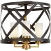 Потолочная люстра Astila LDP 1242-4 BK+MD Lumina Deco